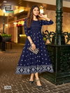 Zudio By Blue Hills Rayon Embroidery Anarkali Kurti Suppliers In India
